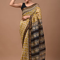 Maheshwari Block Print Saree06