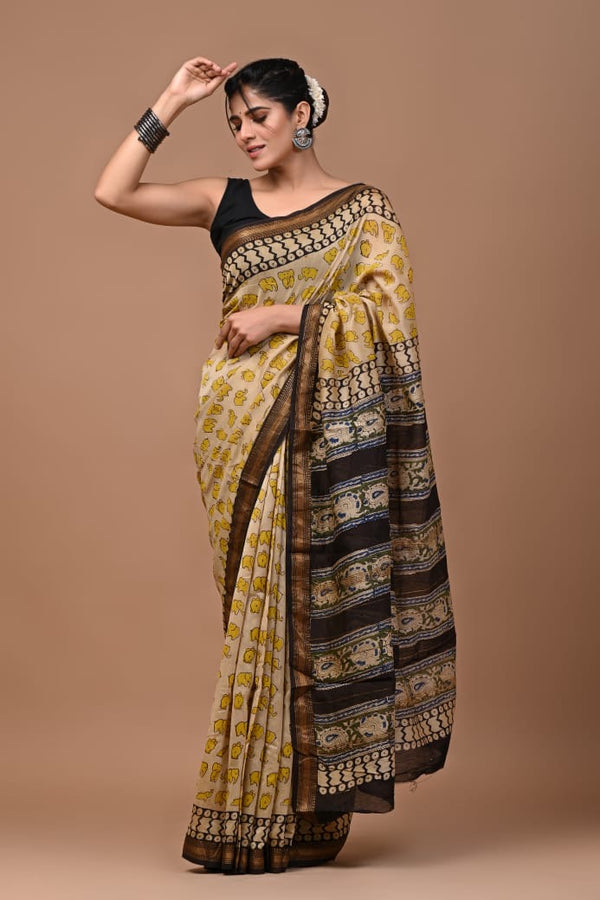 Maheshwari Block Print Saree06