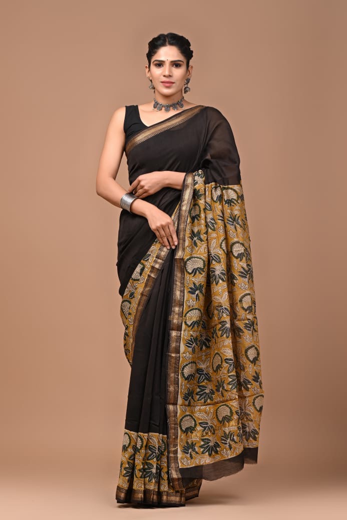 Maheshwari Block Print Saree05