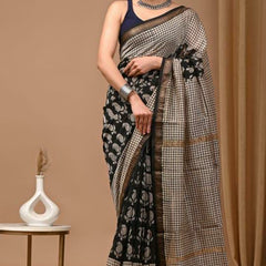 Maheshwari Block Print Saree04